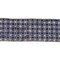 LaRibbons 2 1/2" Wired Ribbon | Gold Circle on Dark Blue | 10 Yard Roll